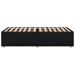 vidaXL Cadre de lit Noir 80x200 cm Tissu