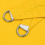 vidaXL Voile de parasol tissu oxford triangulaire 4x4x5 8 m jaune