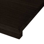 vidaXL Marches d'escalier 16 Pièces marron foncé 110x25x2 cm chêne massif