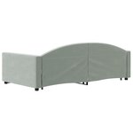 vidaXL Lit de jour avec gigogne et tiroirs sans matelas 90x200 cm