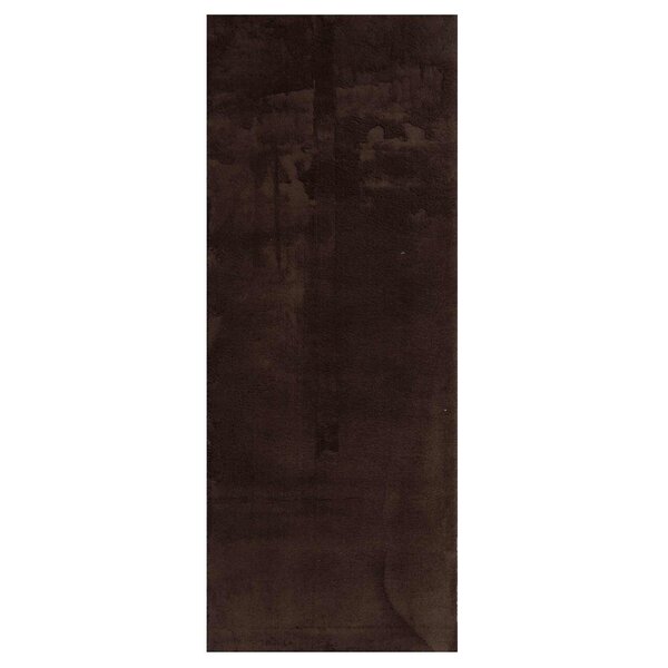 vidaXL Tapis de surface HUARTE Marron 200 x 80 cm Polyester