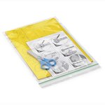Sachet plastique zip 50  recyclé transparent 60 microns raja 10x25 cm (lot de 1000)
