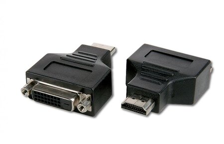 Adaptateur HDMI mâle (Type A) vers DVI-D femelle (Noir)