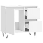 vidaXL Armoire de salle de bain blanc 65x33x60 cm bois d'ingénierie