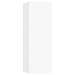 vidaXL Ensemble de meubles TV 8 Pièces Blanc Bois d'ingénierie