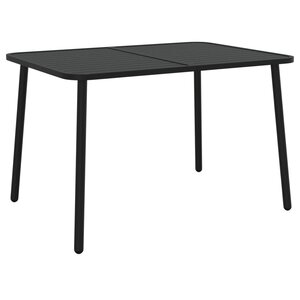 vidaXL Table de jardin anthracite 110x80x71 cm acier