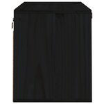 vidaXL Armoire murale Noir 60x30x35 cm Bois de pin massif