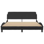 vidaXL Cadre de lit sans matelas noir 160x200 cm similicuir