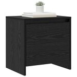 vidaXL Cabinet de chevet Chêne noir 45 x 34 x 44 5 cm