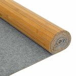 vidaXL Cloison de séparation naturel largeur 400 cm hauteur 165 cm bambou