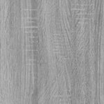 vidaXL Armoire à vitrine Sonoma gris 82 5x30 5x80 cm Bois d'ingénierie