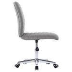vidaXL Chaises à manger lot de 6 gris clair tissu