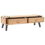 vidaXL Meuble TV 110x33x35 cm Bois de sapin massif