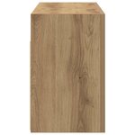 vidaXL Armoire murale de bain chêne artisanal bois d'ingénierie