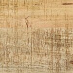 vidaXL Table console 110x30x76 cm bois de manguier massif brut