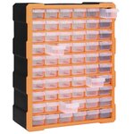 vidaXL Organisateur multi-tiroirs avec 60 tiroirs 38x16x47 5 cm