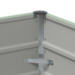 vidaXL Jardinière Vert 100 x 40 x 75 cm Acier