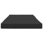 vidaXL Coussins de chaise longue lot de 2 noir tissu oxford