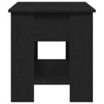vidaXL Table basse Chêne noir 101 x 49 x 52 cm Bois d'ingénierie