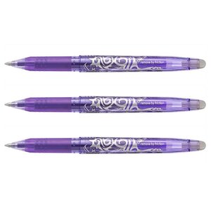 Stylo roller FRIXION BALL 05 violet x 3 PILOT