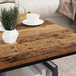 vidaXL Étagère à livres 4 Pièces Marron 80 x 40 x 1 5 cm