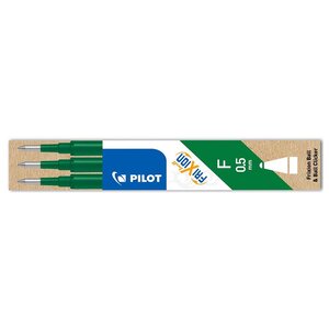 Set de 3 Recharges friXion Ball Clicker (BLS-FR5) Vert x 12 PILOT