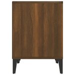 vidaXL Tables de chevet 2 Pièces Chêne marron 40x35x50 cm