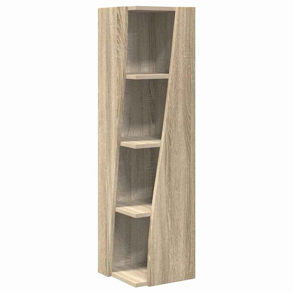 vidaXL Meuble d'angle Chêne Sonoma 27 5x27x102cm Bois d'ingénierie