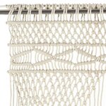 vidaXL Rideau en macramé 140x240 cm Coton