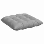 vidaXL Coussins de siège 2 Pièces Gris nuage 40 x 40 x 6 cm tissu