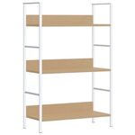 vidaXL Bibliothèque à 3 niveaux chêne 60x27 6x90 5cm bois d'ingénierie