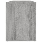 vidaXL Armoire à chaussures Sonoma gris 100x35x45 cm Bois d'ingénierie