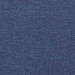 vidaXL Tête de lit Bleu 80x5x78/88 cm Tissu