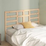 vidaXL Tête de lit 146x4x104 cm Bois massif de pin