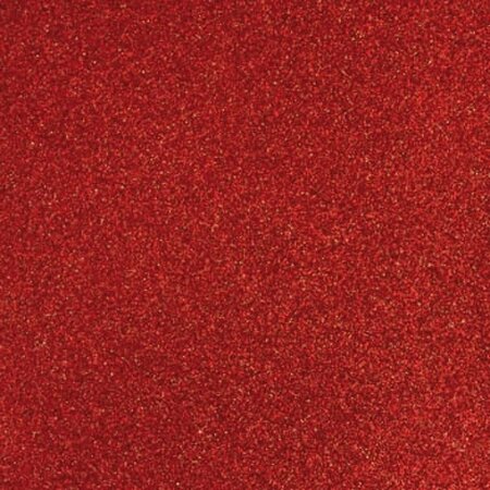 Papier Rouge cardinal Poudre paillettes 30 5cm 5 feuil.