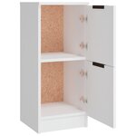 vidaXL Buffets 3 Pièces Blanc Bois d'ingénierie