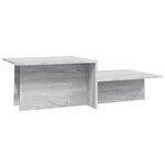 vidaXL Table basse Sonoma gris 111 5x50x33 cm Bois d'ingénierie