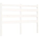 vidaXL Cadre de lit sans matelas blanc 140x190 cm bois de pin massif