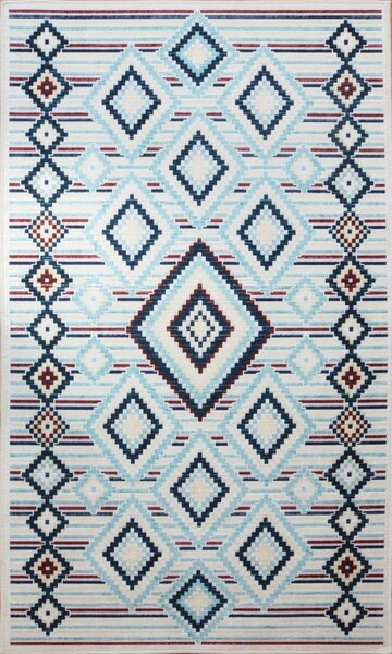 Tapis d'intérieur Berbère 160 x 230 cm - Bleu