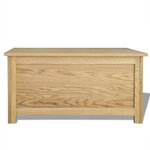 vidaXL Coffre de rangement 90 x 45 x 45 cm Bois de chêne massif