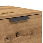 vidaXL Meuble TV chêne artisanal 102x35x36 5 cm bois d'ingénierie