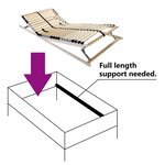vidaXL Sommier à lattes Marron 80 x 190 cm Bois de hêtre massif