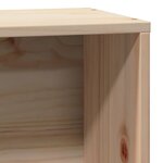 vidaXL Cadre de lit sans matelas 75x190 cm bois de pin massif