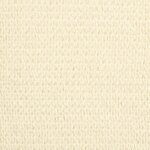 vidaXL Voile d'ombrage 160 g/m² Crème 4x5 m PEHD