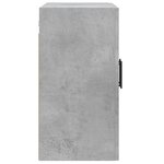 vidaXL Armoire murale gris béton 60x31x60 cm bois d'ingénierie