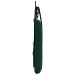 vidaXL Tête de lit suspendue Avec lumière LED Vert foncé Velours