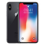 Apple iphone x gris sideral 64go