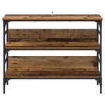 vidaXL Table console Bois ancien 100 x 32 x 75 cm Bois d'ingénierie