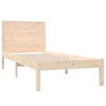 vidaXL Cadre de lit sans matelas 100x200 cm bois massif de pin