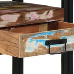 vidaXL Table console 90 x 33 x 75 cm bois de récupération massif